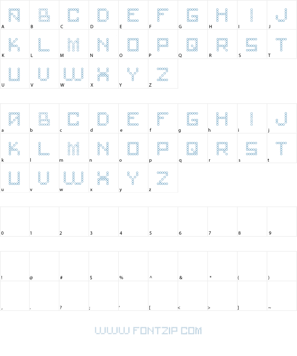 But Rounded Font Character